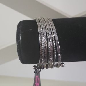 Paparazzi Silver Bangle Bracelet. New With Tags
